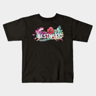 Floral Aesthetic Kids T-Shirt